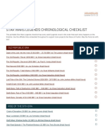 Printable Legends Chronological Checklist PDF