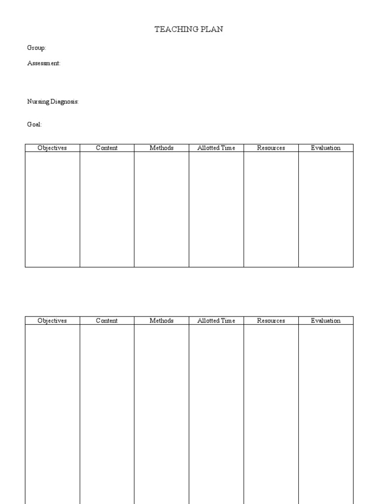 Teaching Plan PDF