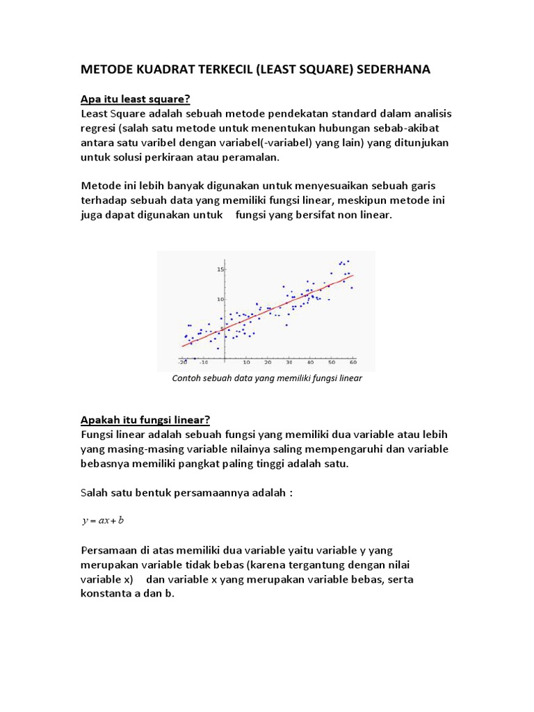 Least Square | PDF