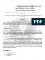 DESIGN AND FABRICATION OF PLC BASED PAPER CUTTING MACHINE Ijariie9847