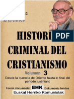 Historia Criminal Del Cristianismo Tomo 3-K
