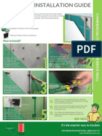 Foilboard Installation Guide Commercial Brick or Concrete Wall Lining