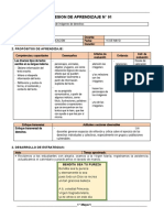 1° Grado - Sesiones Del 15 Al 19 de Mayo