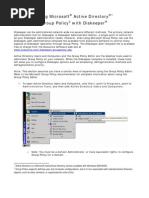 Using Active Directory Group Policy With Dis Keeper