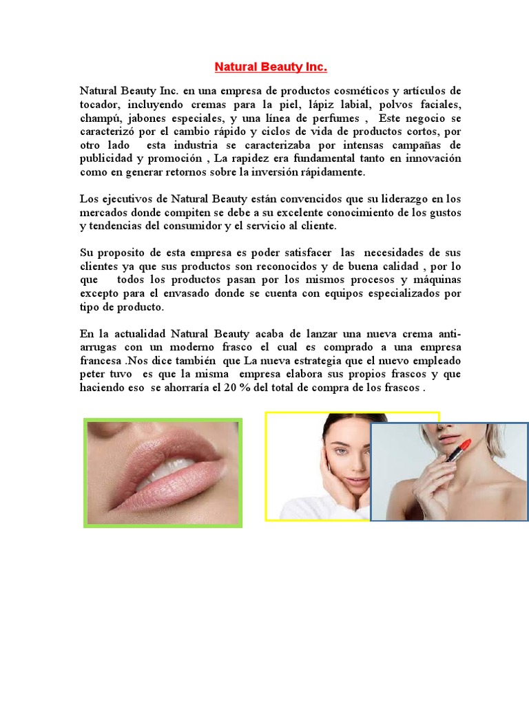 Natural Beauty Inc PDF