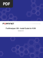 FortiAnalyzer KVM VM Install Guide