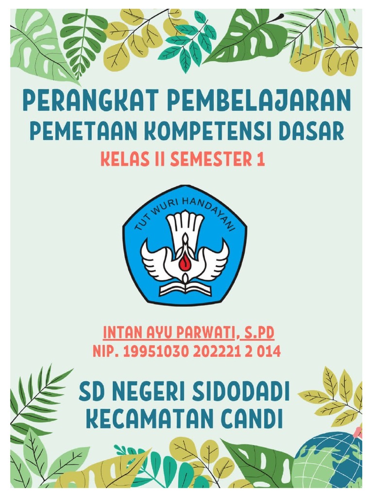 Cover Perangkat Pembelajaran Semester 1 | PDF