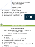 Agenda Rapat - Senin 20 Jan 2020 SMPN17