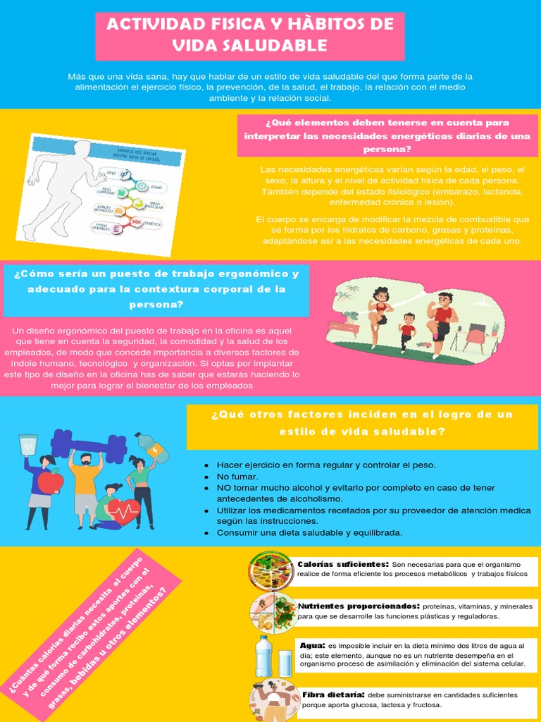 Actividad Fisica y Habitos de Vida Saludable | PDF | Dieta | Nutrientes