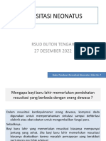 Resusitasi Neonatus (Rsud Buteng)