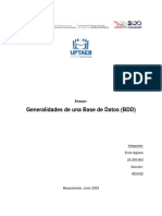 Ensayo generalidades de BDD Ernis Aguero AD2422