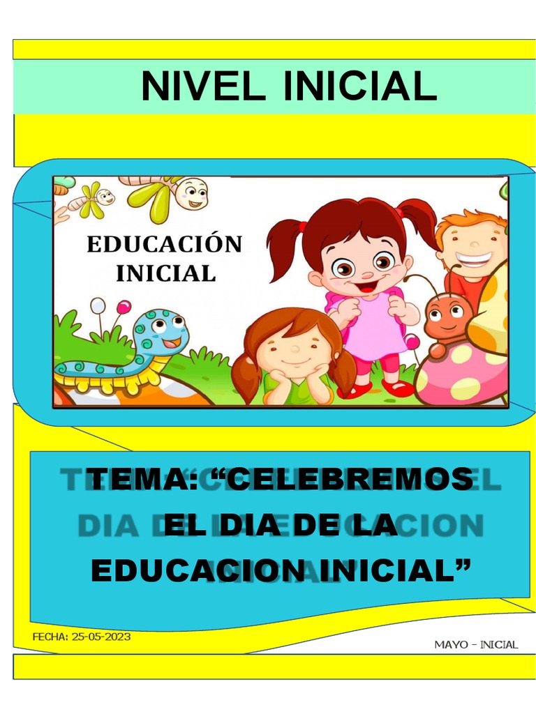 Sesion 13 25-05-22 Inicial Mayo (1) | PDF | Educación de la primera ...