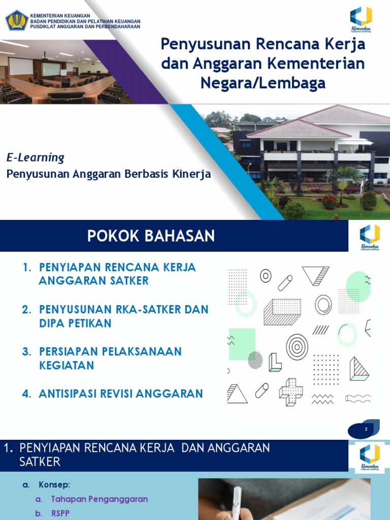 Panduan Penyusunan RKA-K/L 2021 | PDF