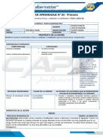 SESIÓN de APRENDIZAJE 3 Caracteristicas Fisicas