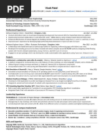 Vivek Patel Resume