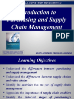 Chapter 1 Introduction To Purchasing and Supply Chain Management