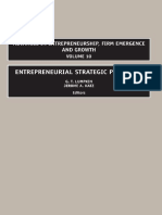ENTREPRENEURSHIP Entrepreneurial Strategic Processes