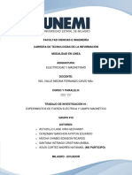 Grupo #19 - Trabajo de Investigación 1 - Electricidad y Magnetismo