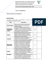 Lista de Cotejo