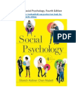 Test Bank For Social Psychology Fourth Edition