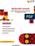 Modul RB Tematik Digitalisasi AP (Penanganan Stunting) - 9 Juni 2023