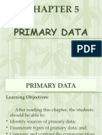D5t8ivd33 - Chapter 5 - Primary Data