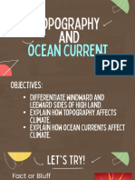 Topography and Ocean Current