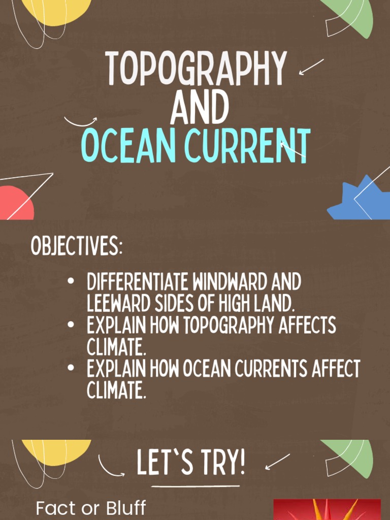 Climate Impact of Topography and Currents | PDF