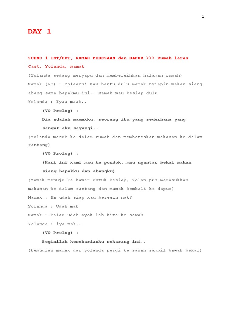 Scene Short Movie Pdf