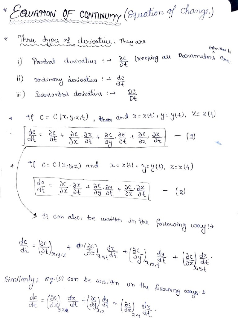 Navier-Stokes Equation Analysis | PDF | Science & Mathematics
