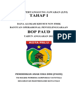 Cover LPJ Paud TK Pembina Samporoa