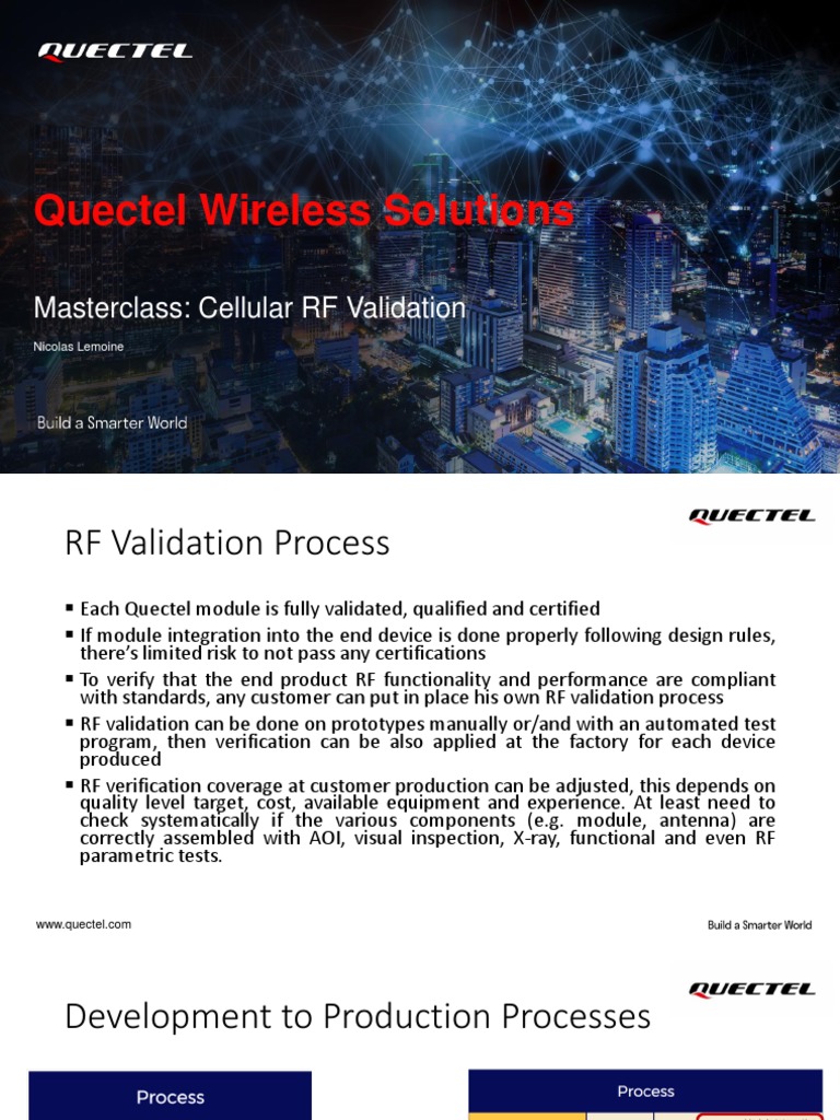RF Validation for Quectel Modules | PDF | Lte (Telecommunication ...