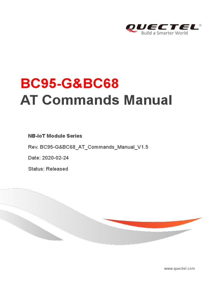 Quectel BC95-GBC68 at Commands Manual V1.5 | PDF | Domain Name System ...