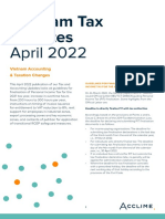 Vietnam Tax Update - April 2022