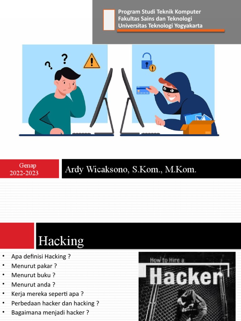 Hacking dan Cracking: Definisi dan Perbedaan | PDF | Komputer ...