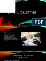 Ethical Objectives