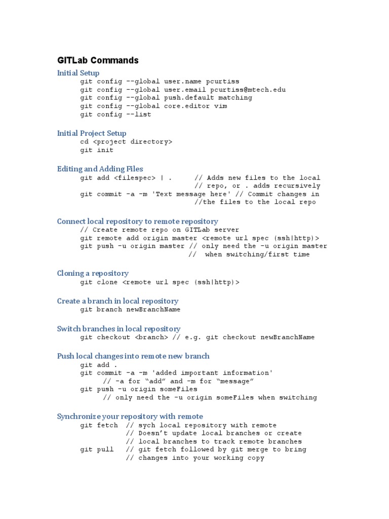 Gitlab Ctl Commands