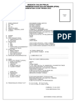 Form Biodata Capra IPDN Tahun 2022