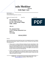Deepak Legal Notice