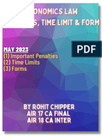 Penalties, Time Limit and Forms May 2023