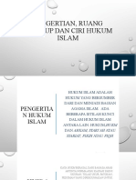 Pengertian, Ruang Lingkup Dan Ciri Hukum Islam