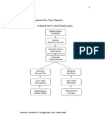 A. Struktur Organisasi Dan Tugas-Tugasnya Struktur Pt. Paguntaka Jaya