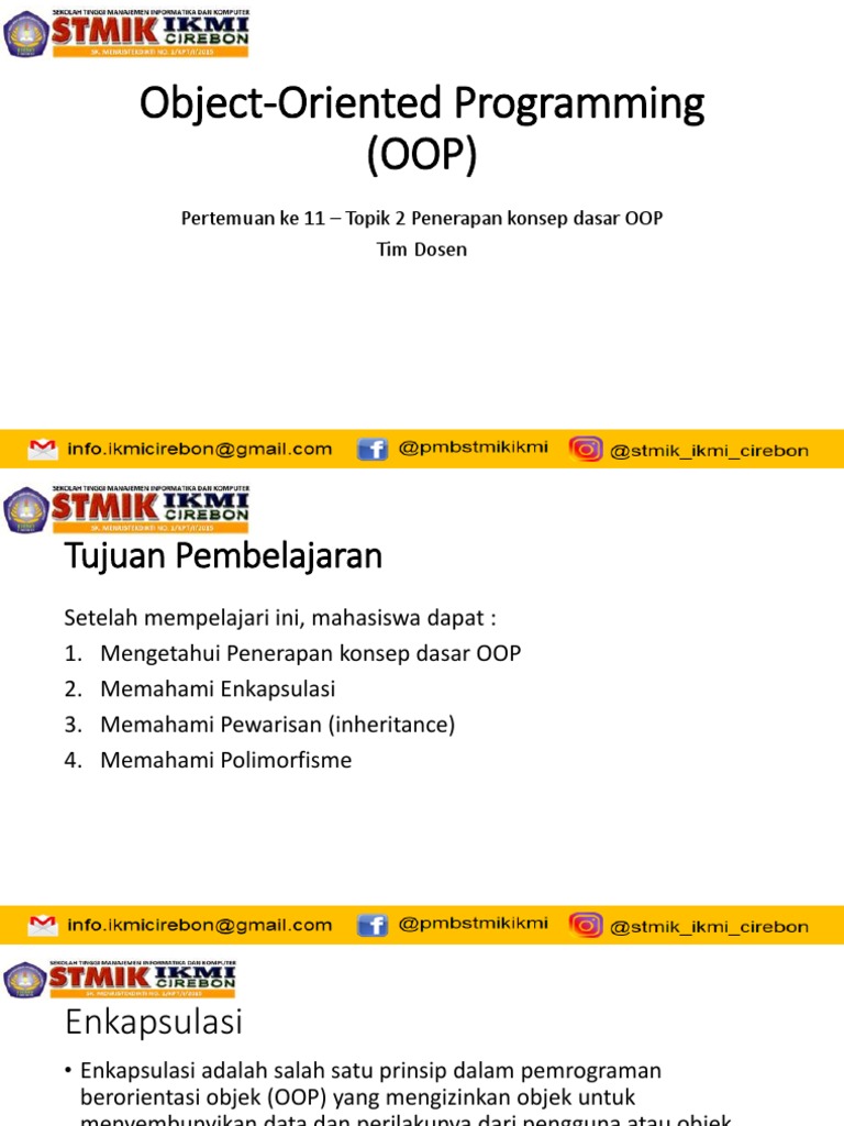 11-2-Penerapan Konsep Dasar OOP | PDF