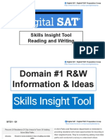 Digital SAT Skills Insight Tool - R&W