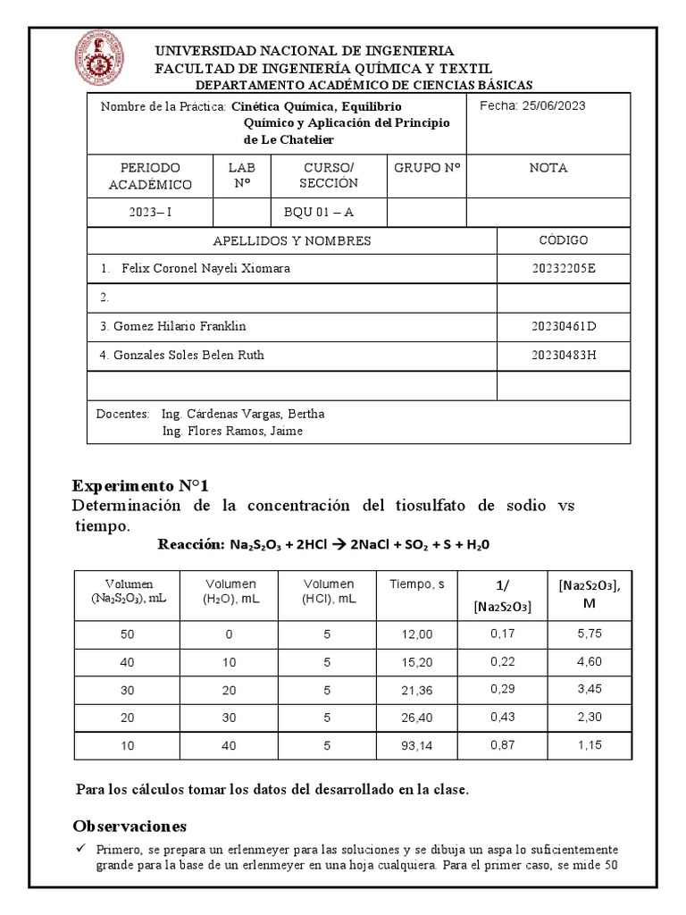 Reporte N 7 CIN TICA EQUILIBRIO QU MICO 1 CON MAPITA PDF 