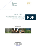 FSC-POL-30-602 EN - FSC GMO Policy - 2000