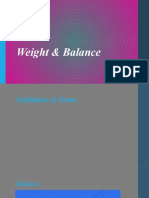 Weight & Balance