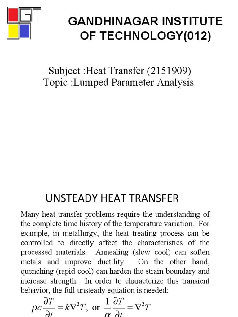 What Is Meant By Lumped Heat Analysis