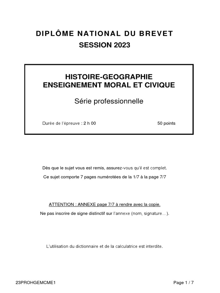 Brevet Histoiregeo Pro | PDF | Luxembourg | France