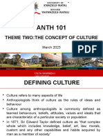 Anth 101-Lecture Notes Theme Two